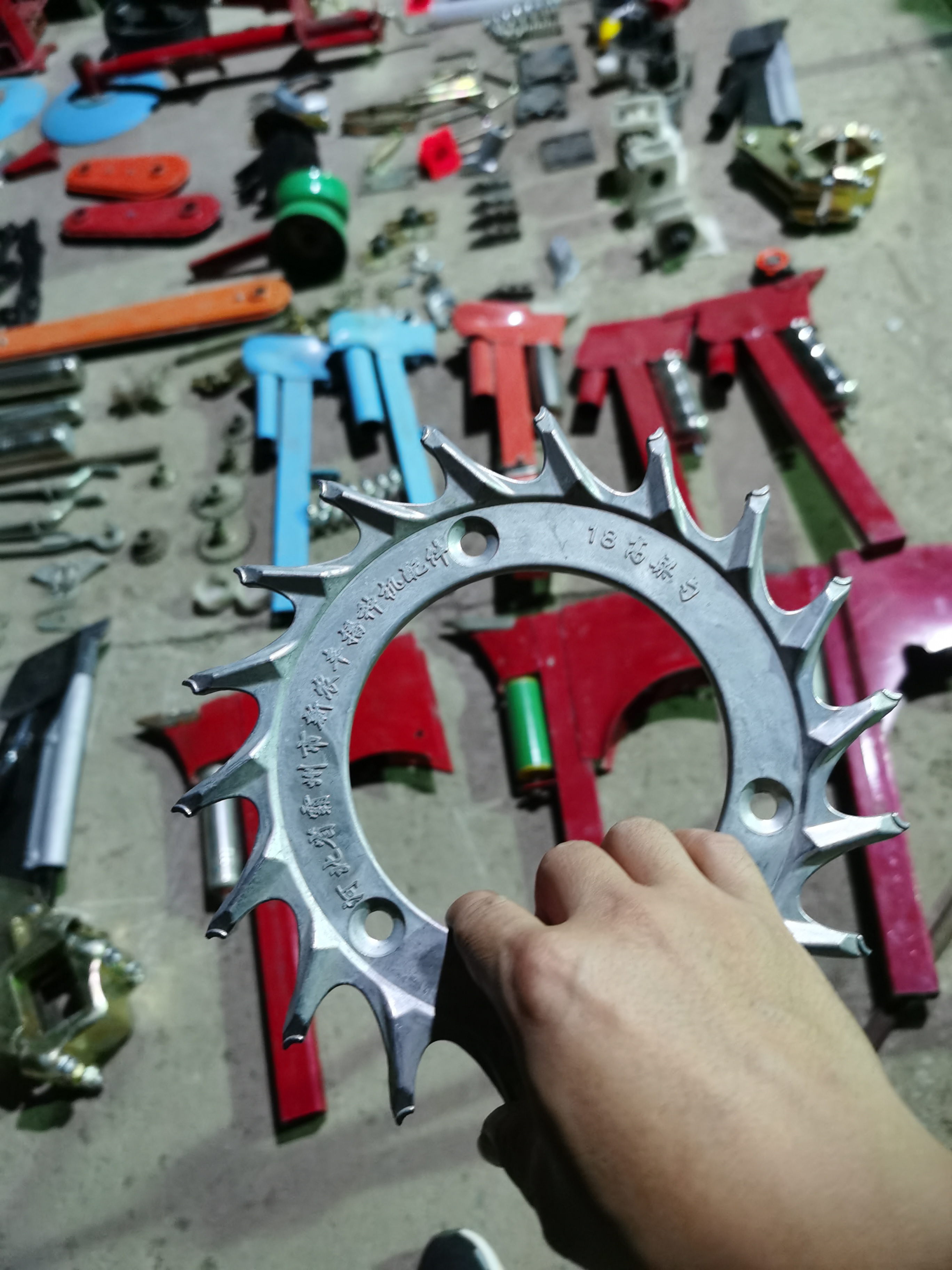 18大豆高粱绿豆通用勺轮播种盘播种机配件排种农具配件18勺排种器