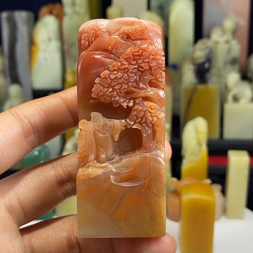 【闪购商品】青田石印石老挝石。         