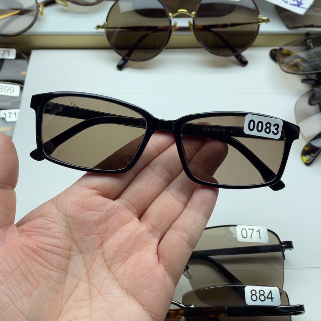 茶水晶全框眼镜 0083