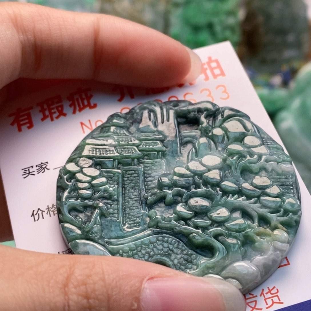 吊坠(不含链)未镶嵌翡翠