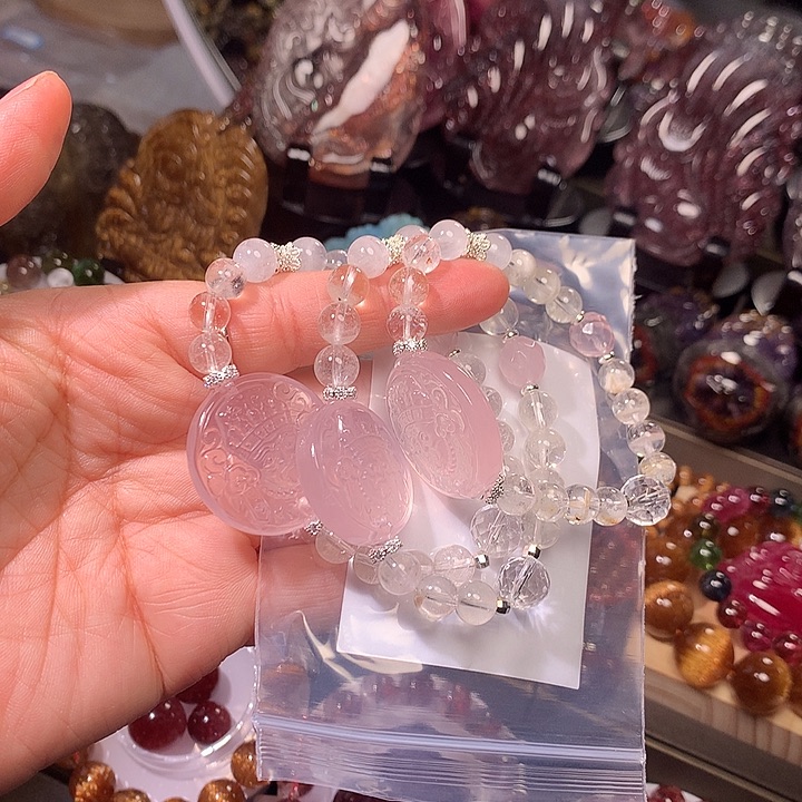 水晶颈饰未镶嵌多样性发一