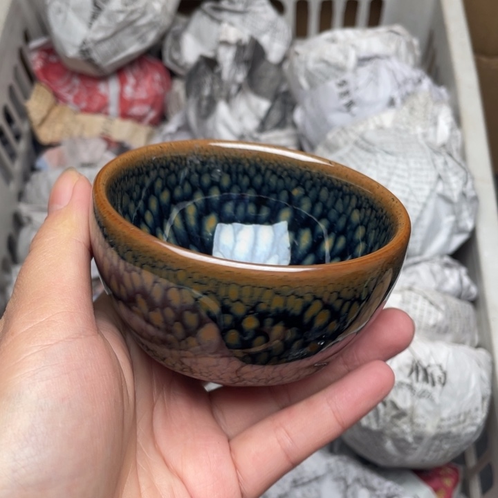 茶盏建窑建盏主人杯 微瑕