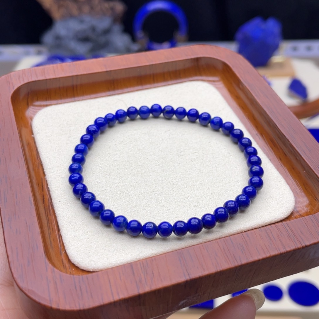 未镶嵌青金石手链4+精品