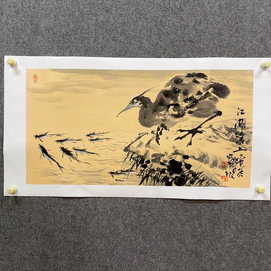 国画娄鹏老师手绘作品