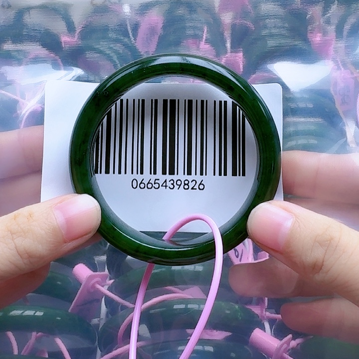 和田玉（碧玉）手镯未镶嵌5253微瑕