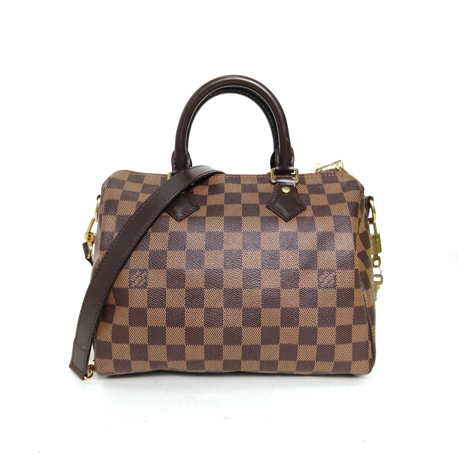 95新 LouisVuitton/路易威登 【小花娇】Speedy25 配肩带 824989