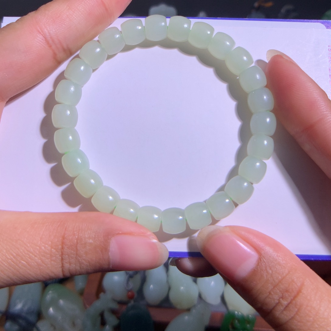 和田玉手链未镶嵌