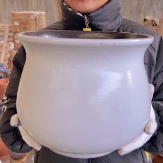 紫砂花盆高23口25—————