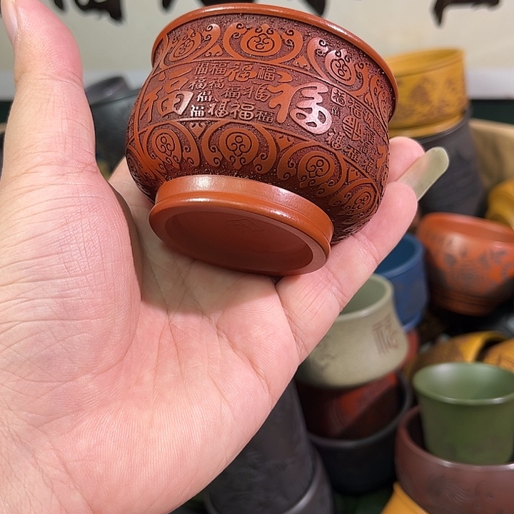 茶杯紫砂全手工紫砂主人杯