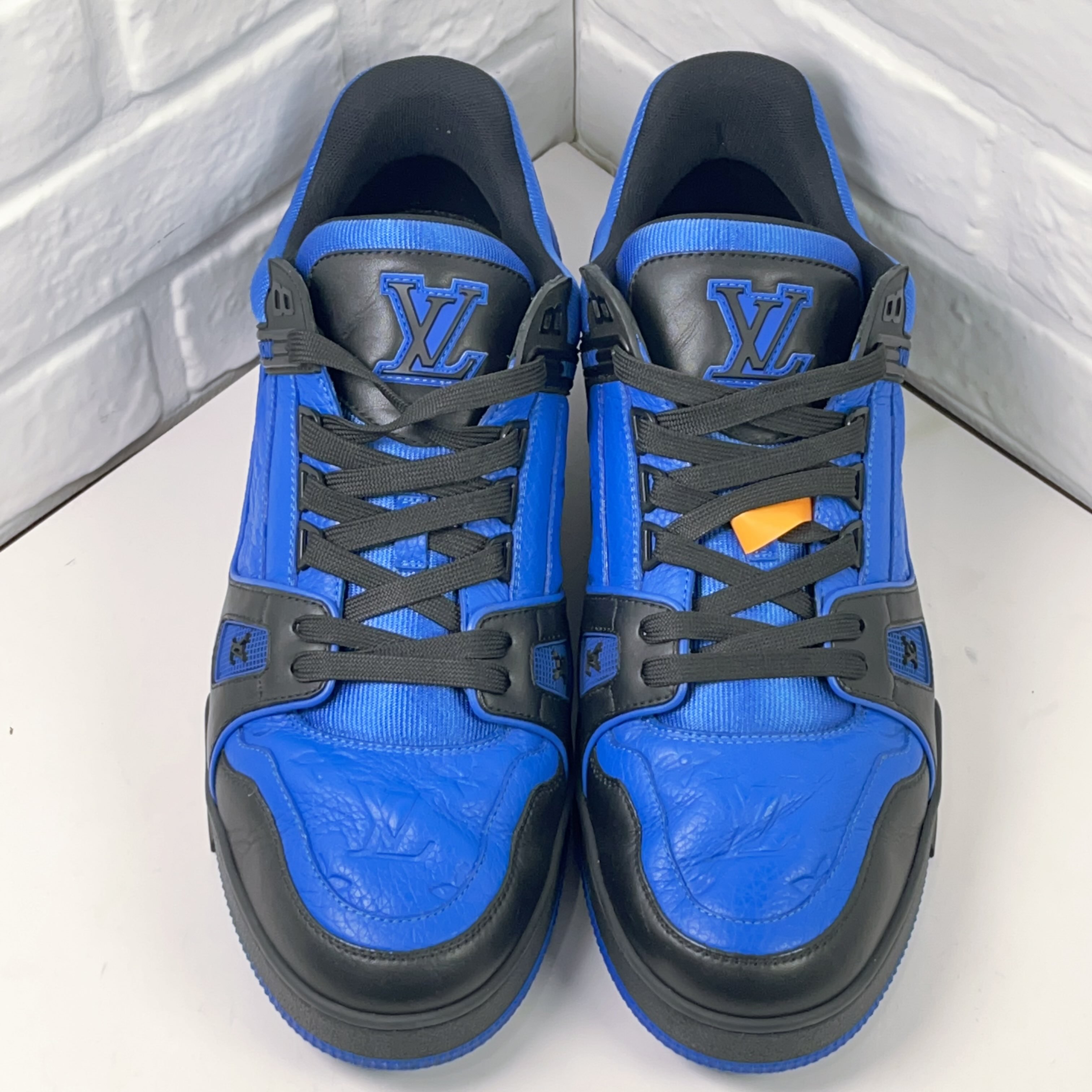 99新 LouisVuitton/路易威登 trainer 黑篮 欧码11码45码 