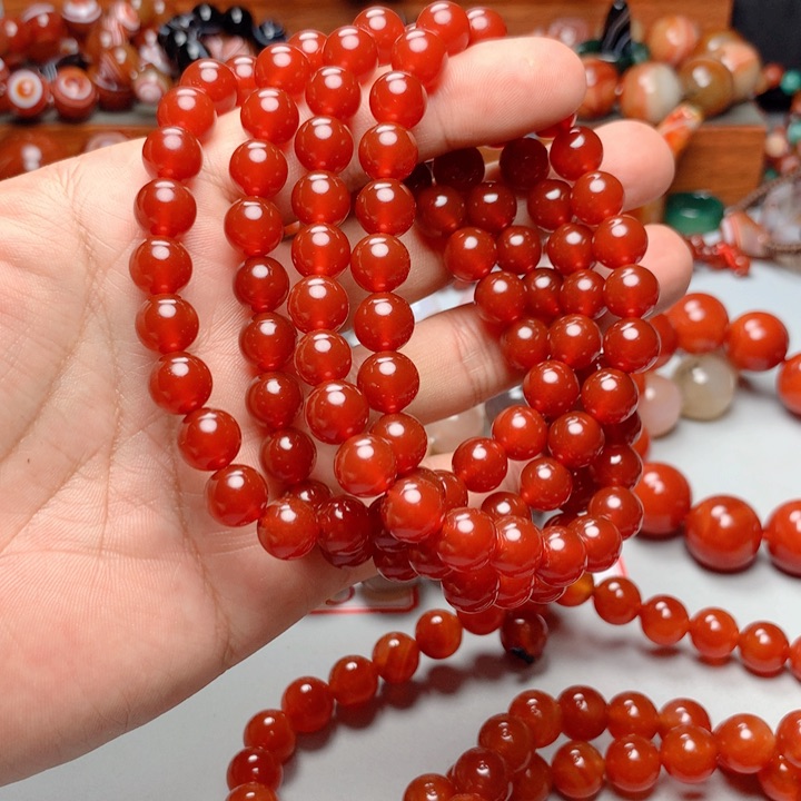 未镶嵌手链玛瑙/玉髓瞢*