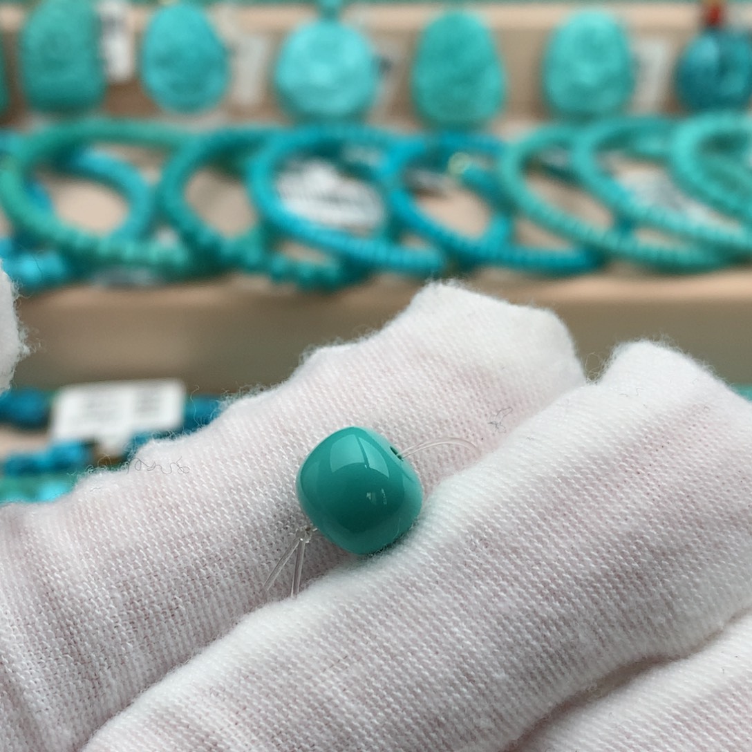 绿松石未镶嵌珠宝奇石9mm