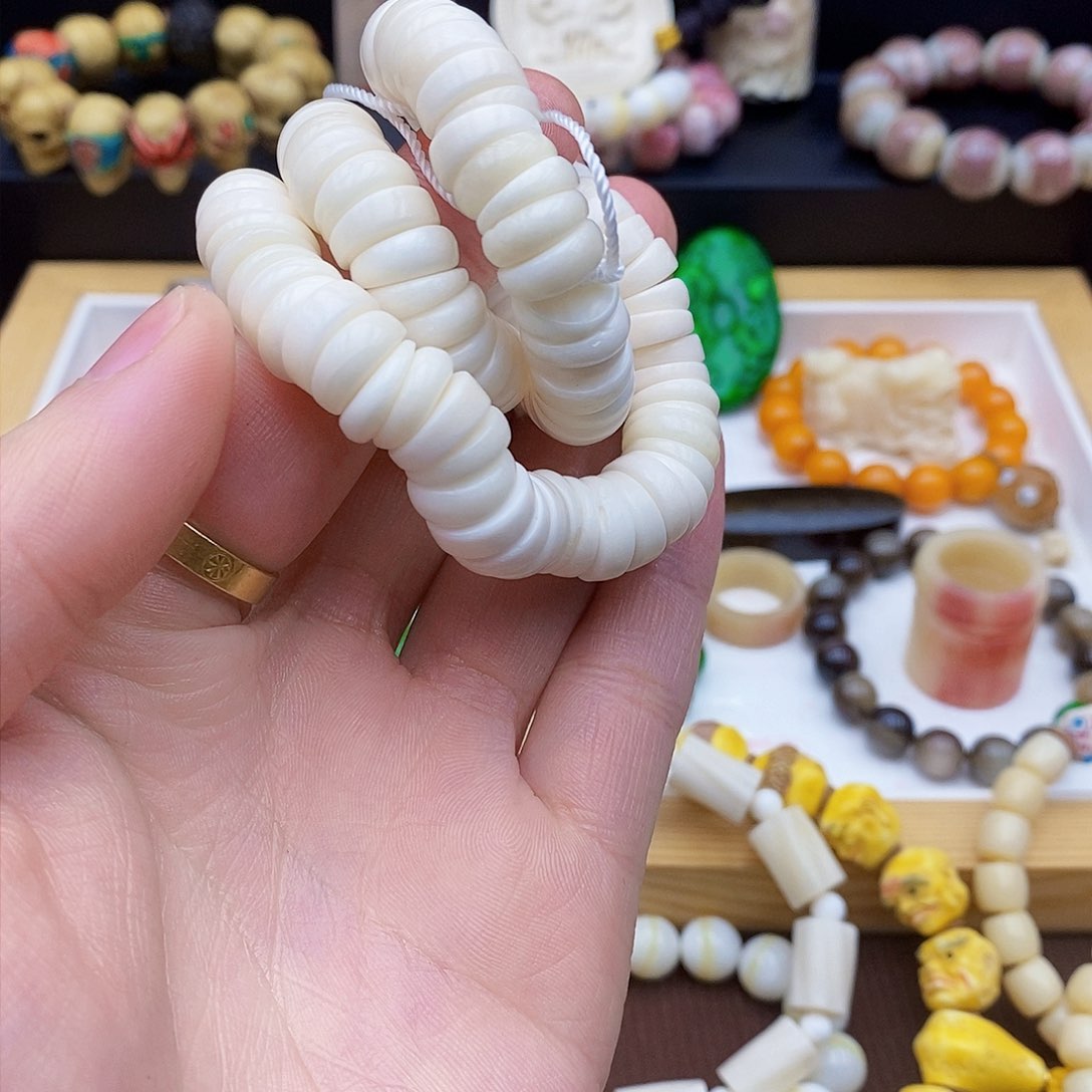 驼骨手串/手链漏12mm鹿角骨大肠