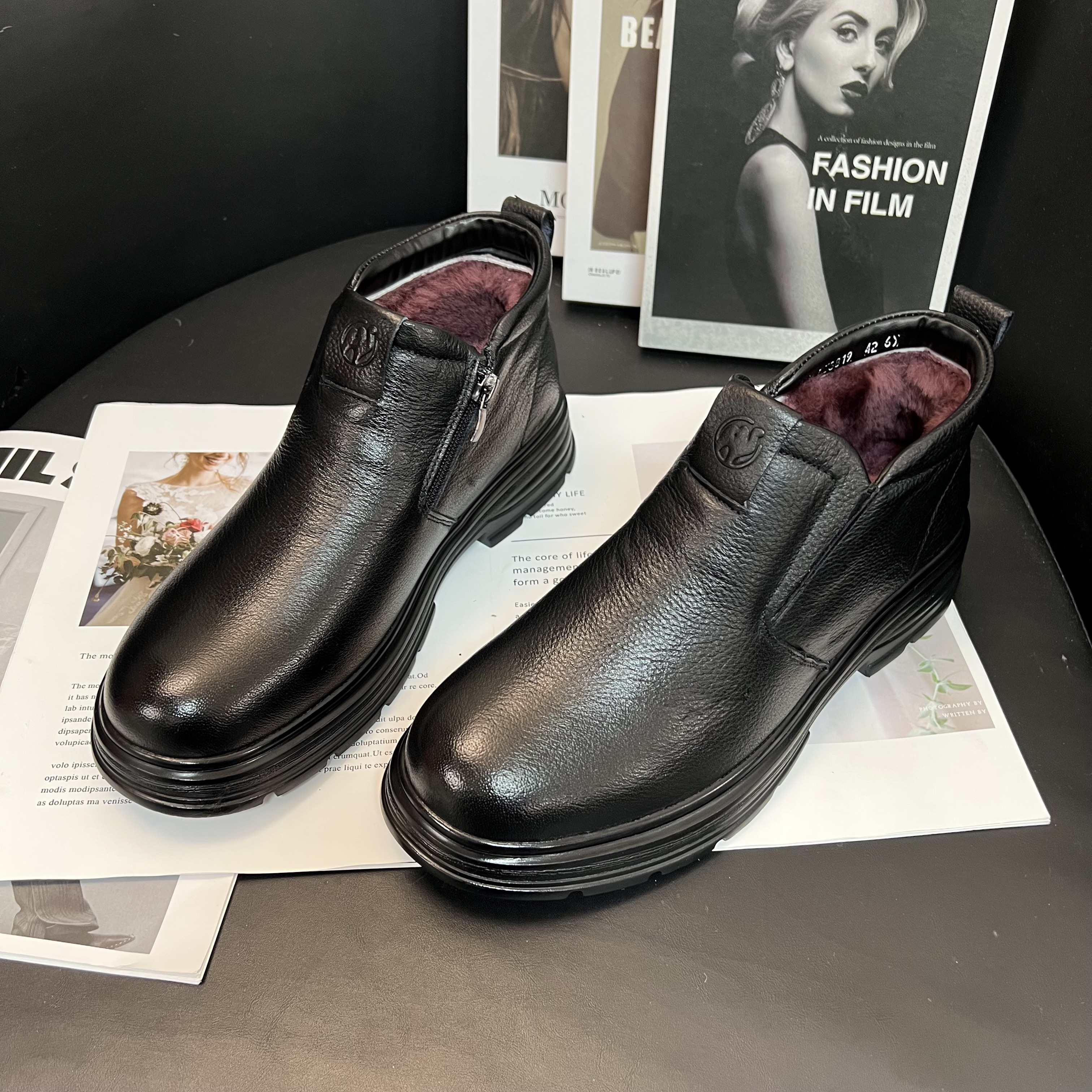 【撤柜断码】男士经典高奢舒适牛皮男鞋8816