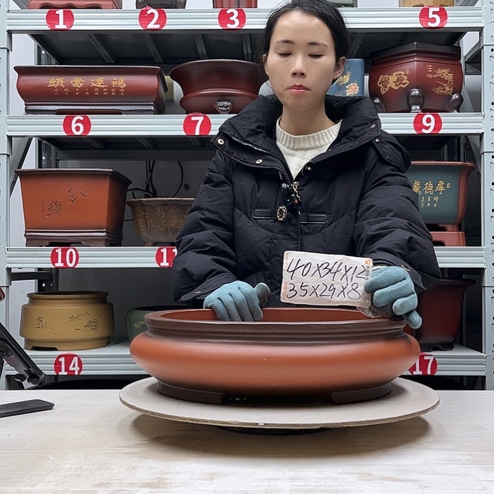 紫砂花盆紫砂花盆