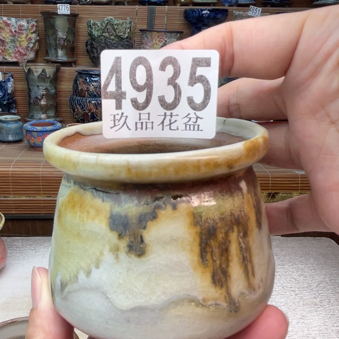 景德镇陶瓷手工花盆默认瑕疵