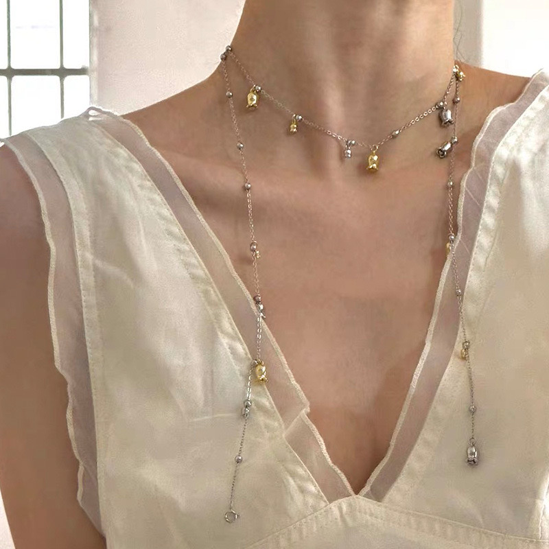 合金吊坠 喜来胖福珠宝-直播拍饰品项链吊坠气质轻奢复古单拍