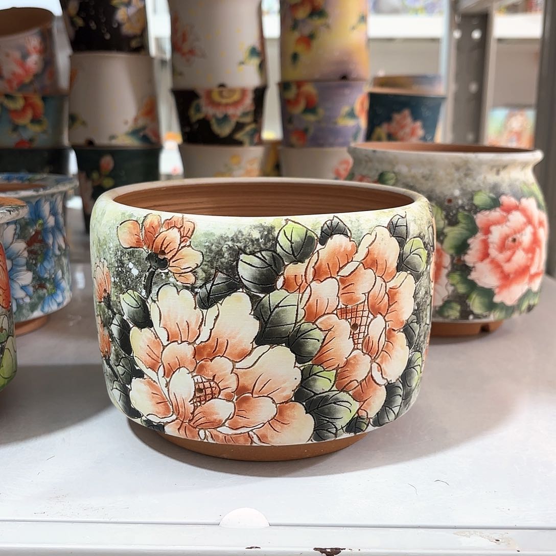 紫砂花盆手工花盆默认微瑕13.5/11