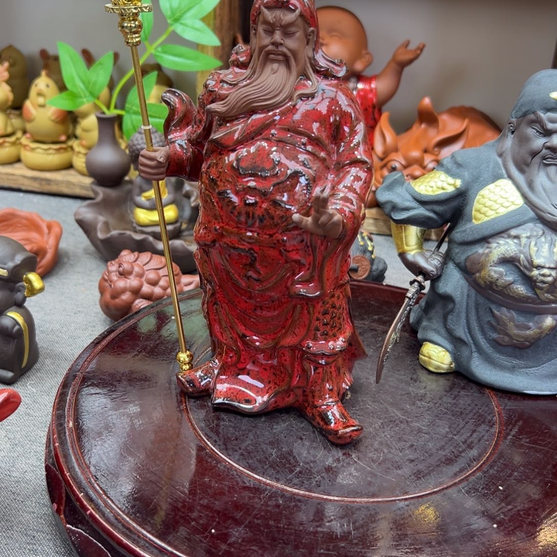 随***然茶宠紫砂27好关公