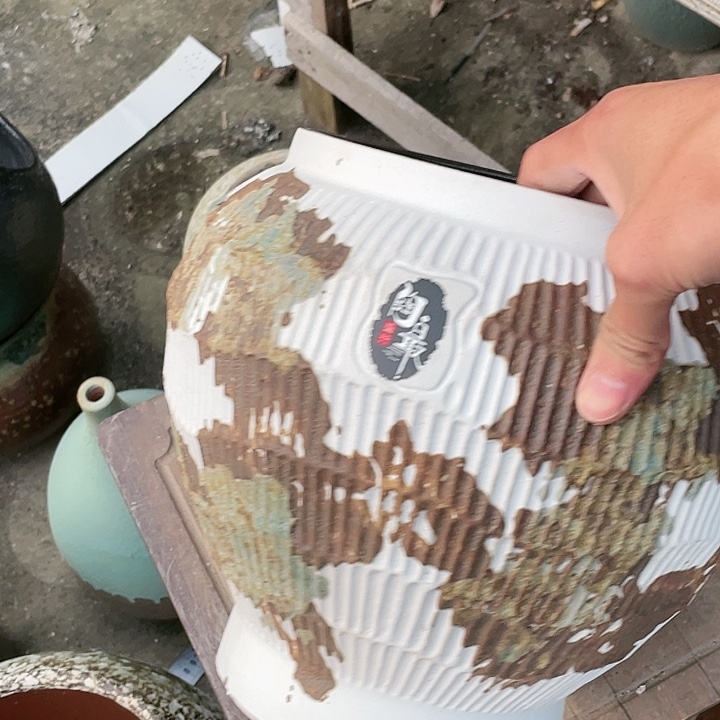 紫砂花盆瑕疵20.25花盆