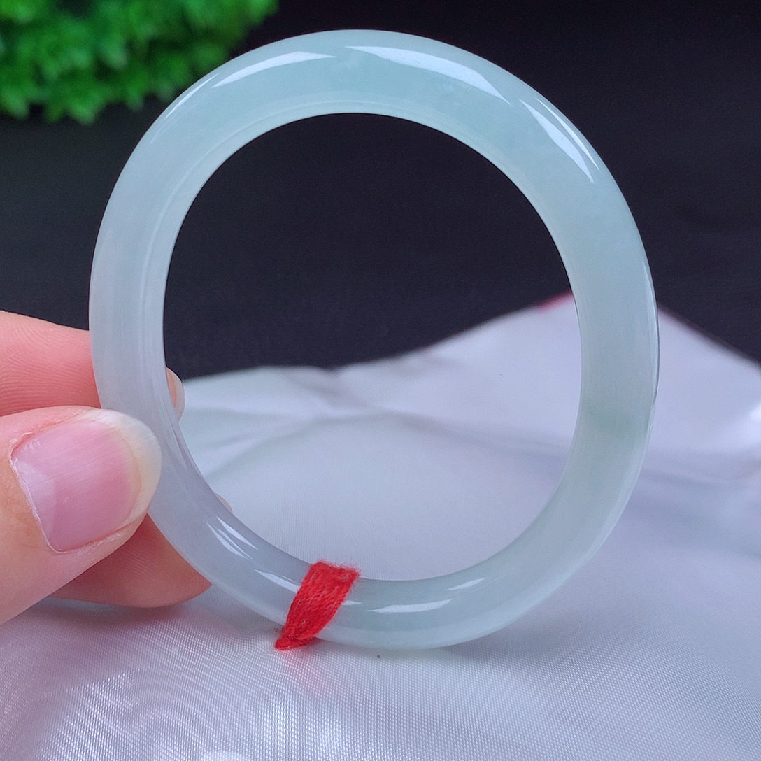 翡翠未镶嵌手镯52贵妃686003