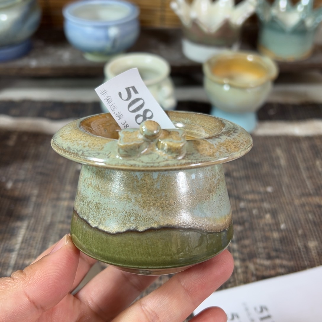 红陶景德镇手工花盆