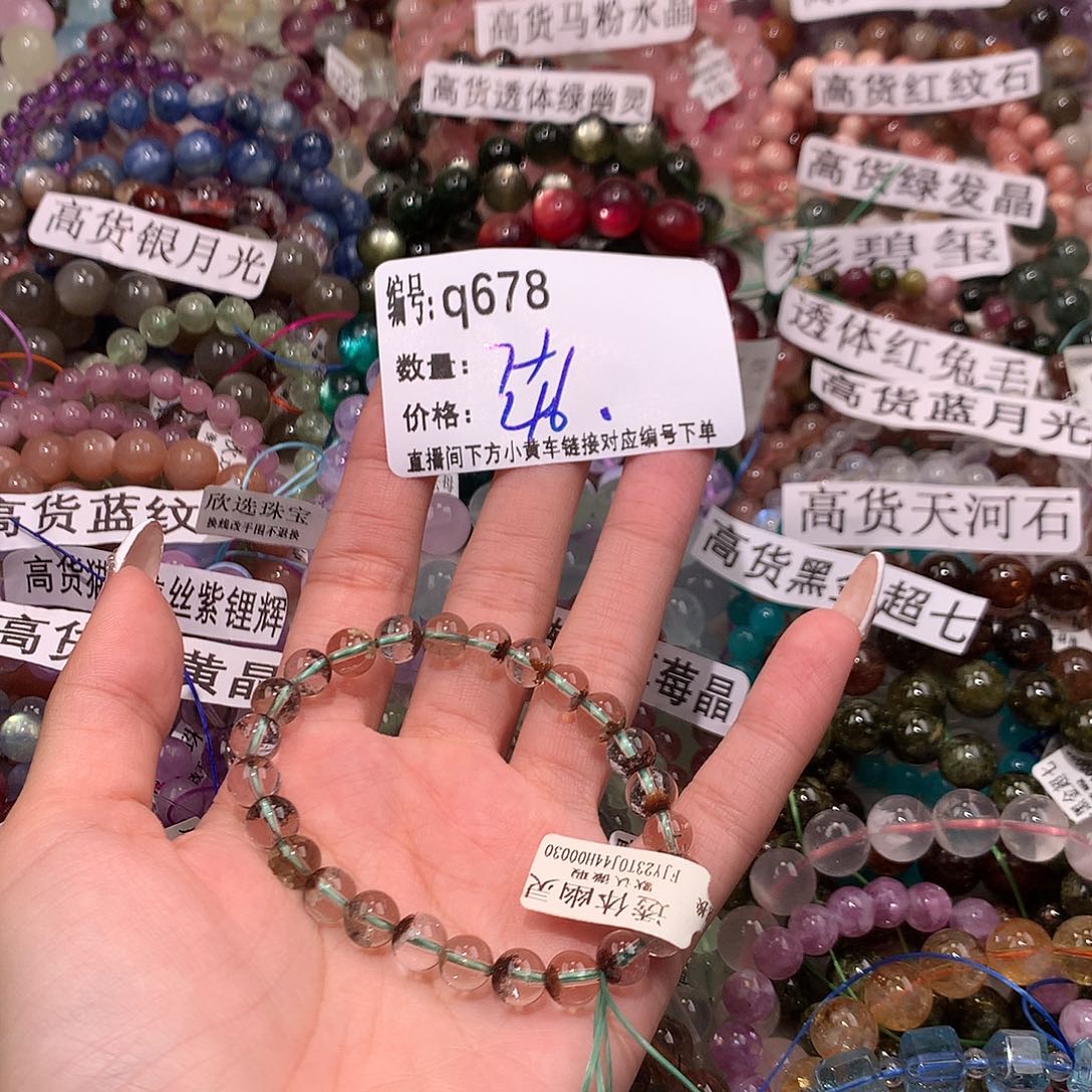 未镶嵌手串水晶678..@……