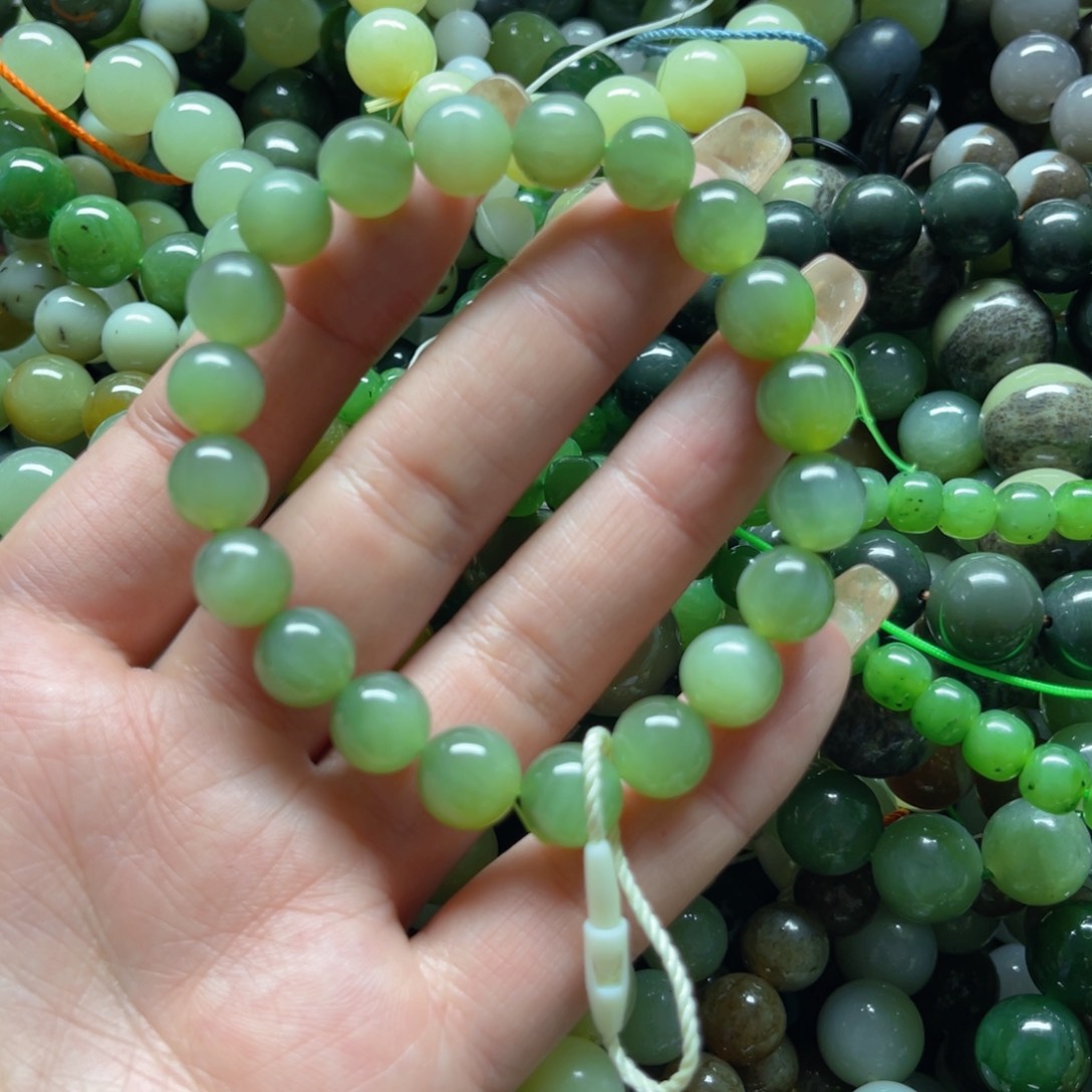 和田玉手串未镶嵌