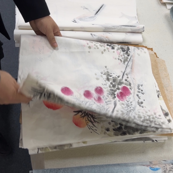 国画纯手绘字画宣纸