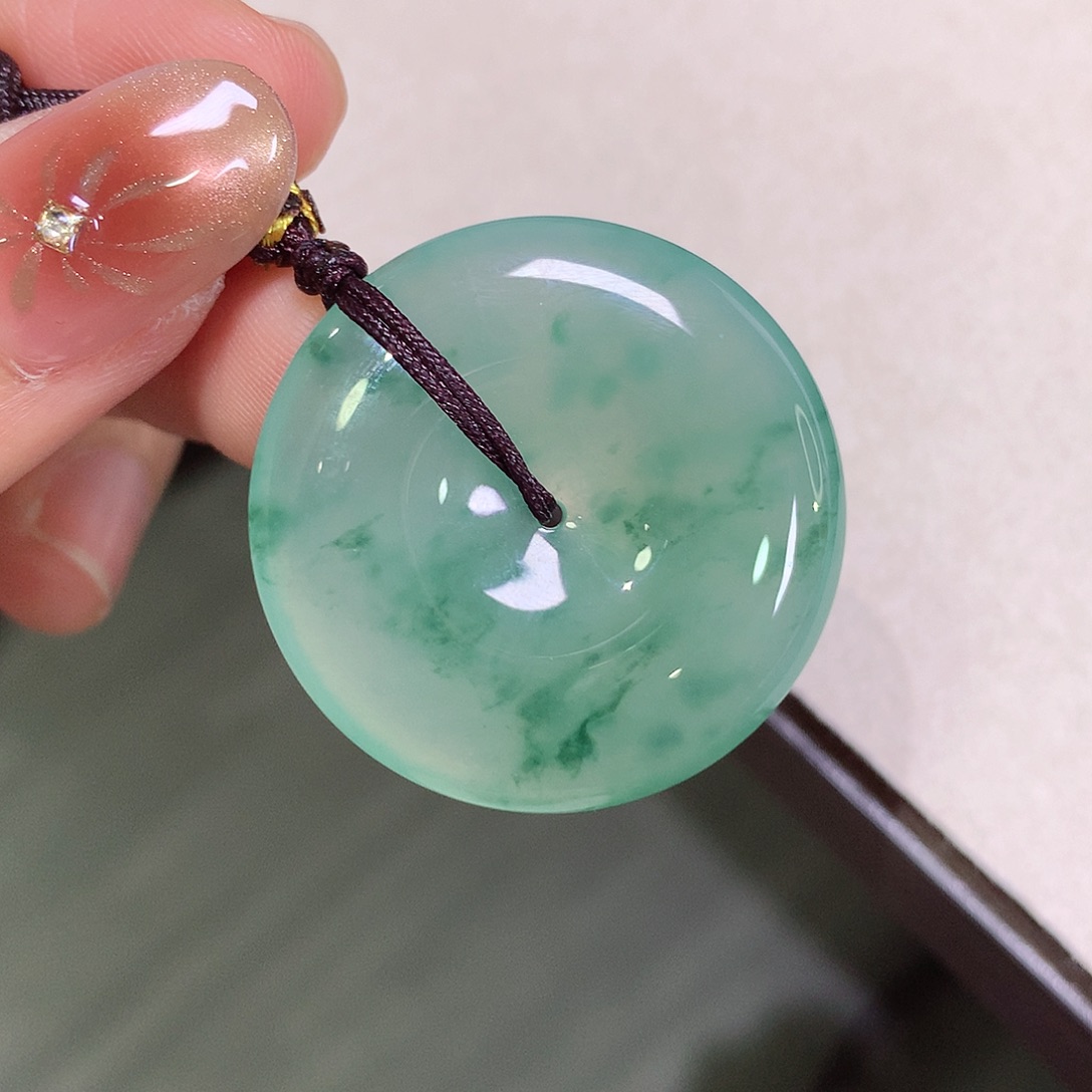 翡翠未镶嵌颈饰31.1-6.2