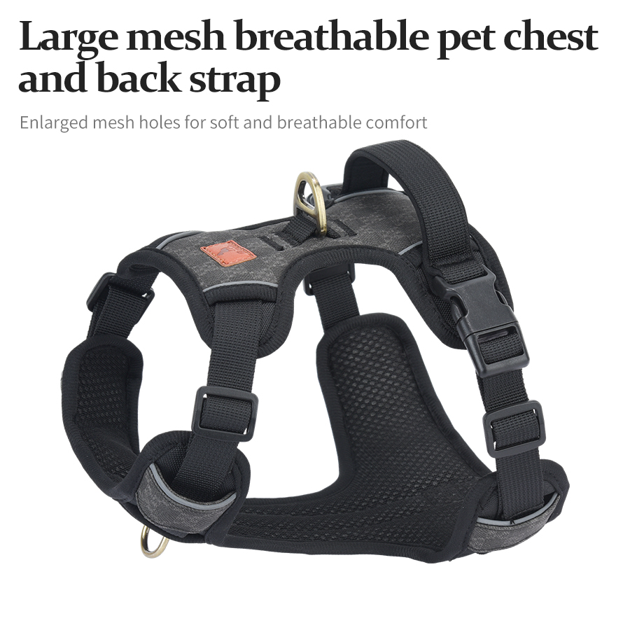 【外贸Ⅱ型】548狗狗遛狗牵引胸背带背心式适合中小型犬外出专用2