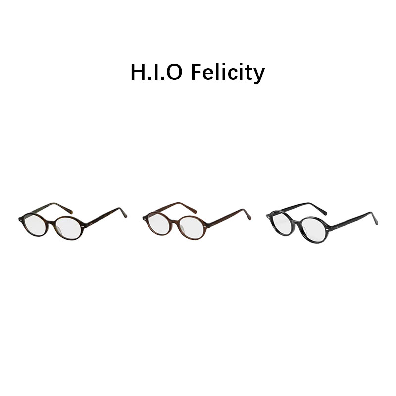 HIO Felicity 经典椭圆形镜框时尚百搭眼镜FS56222