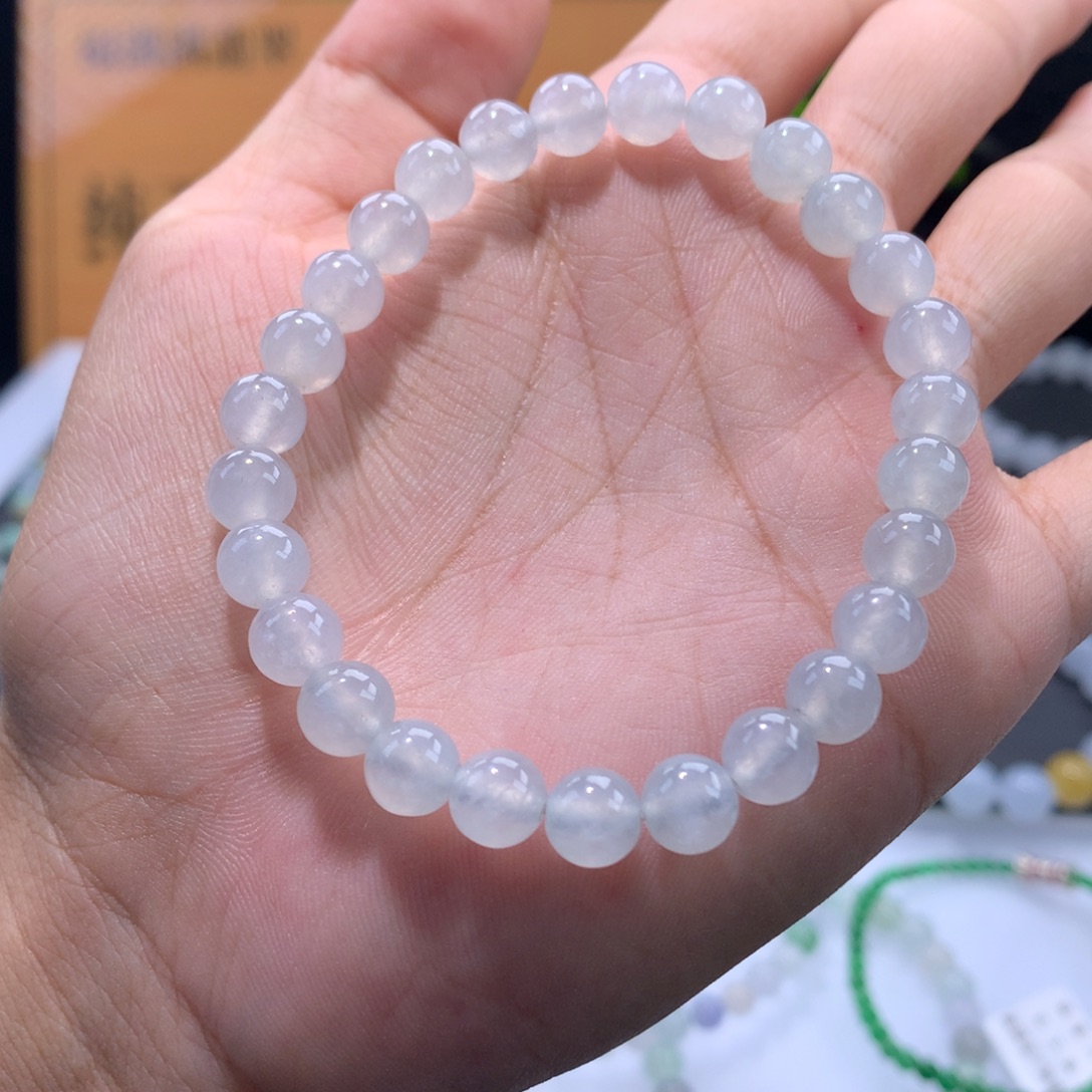 翡翠未镶嵌手链卡7
