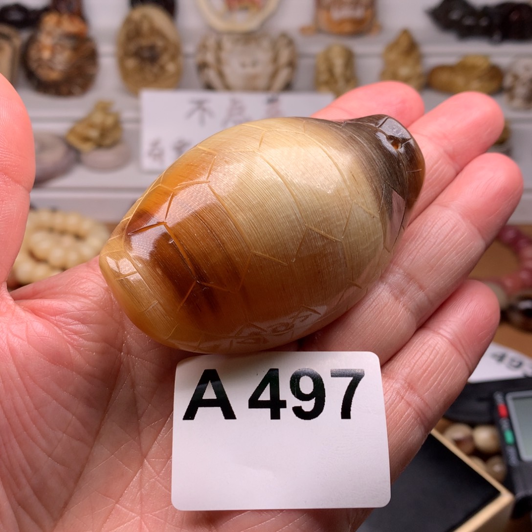 牛骨其他驴蹄全蜜富甲手把件 