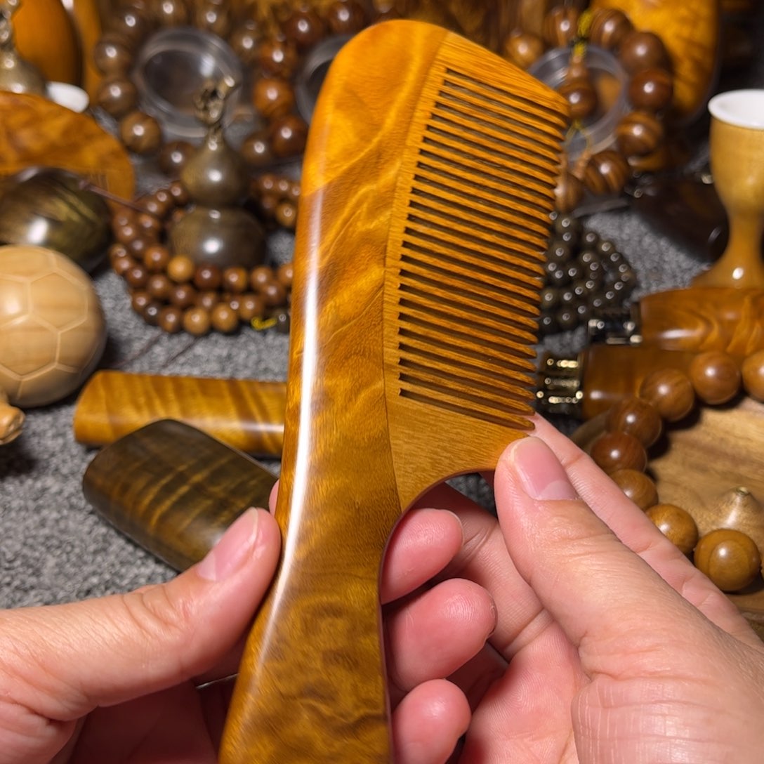 金丝楠老料梳子小叶