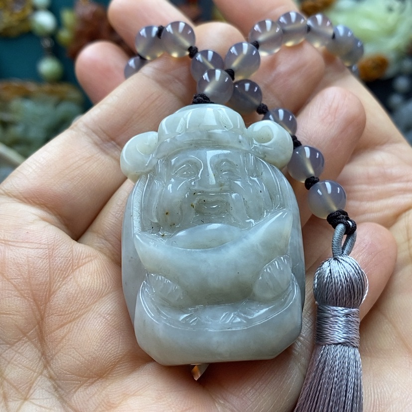 【闪购商品】蛇纹石玉手把件未镶嵌