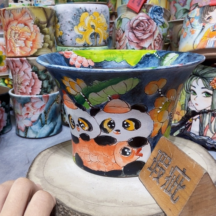景德镇艺术手绘作品