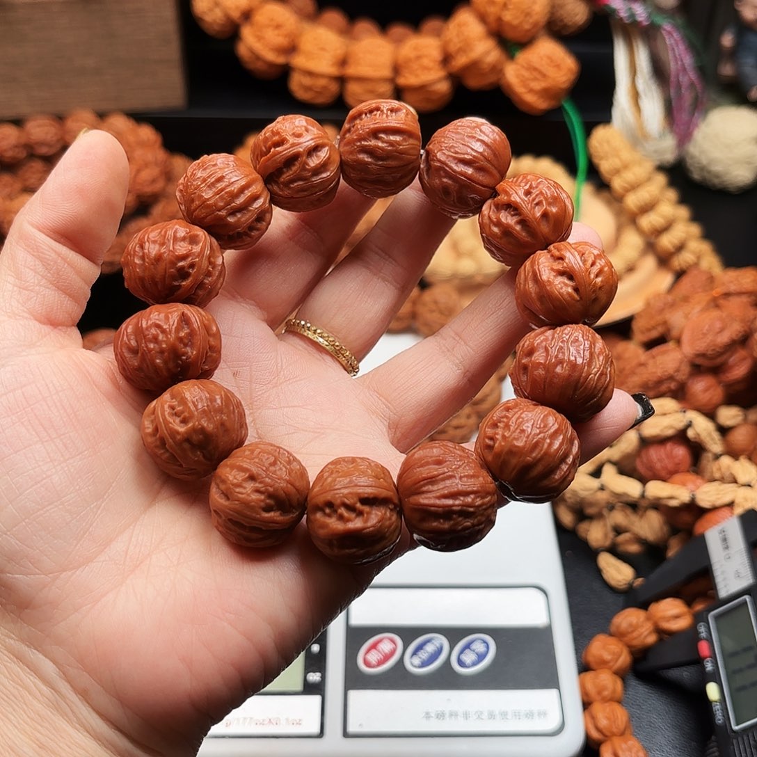 羽***悦文玩核桃把件核桃手串