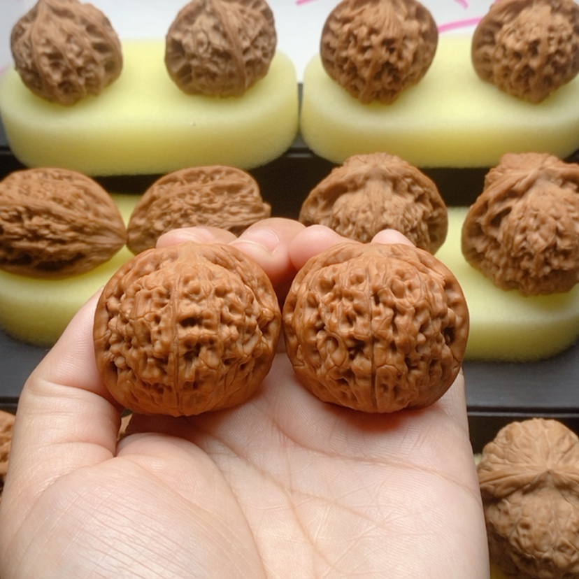 【闪购商品】吊坠文玩核桃39尺莲花