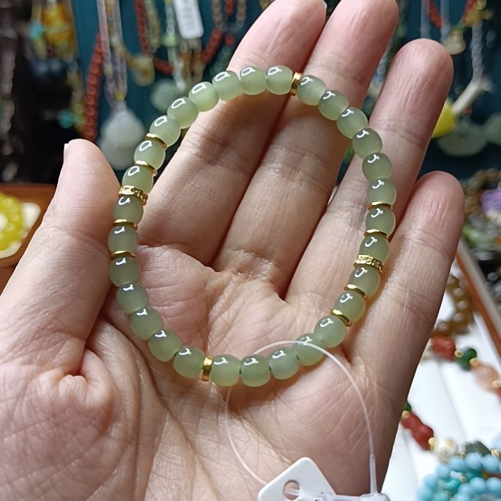 和田玉手链未镶嵌