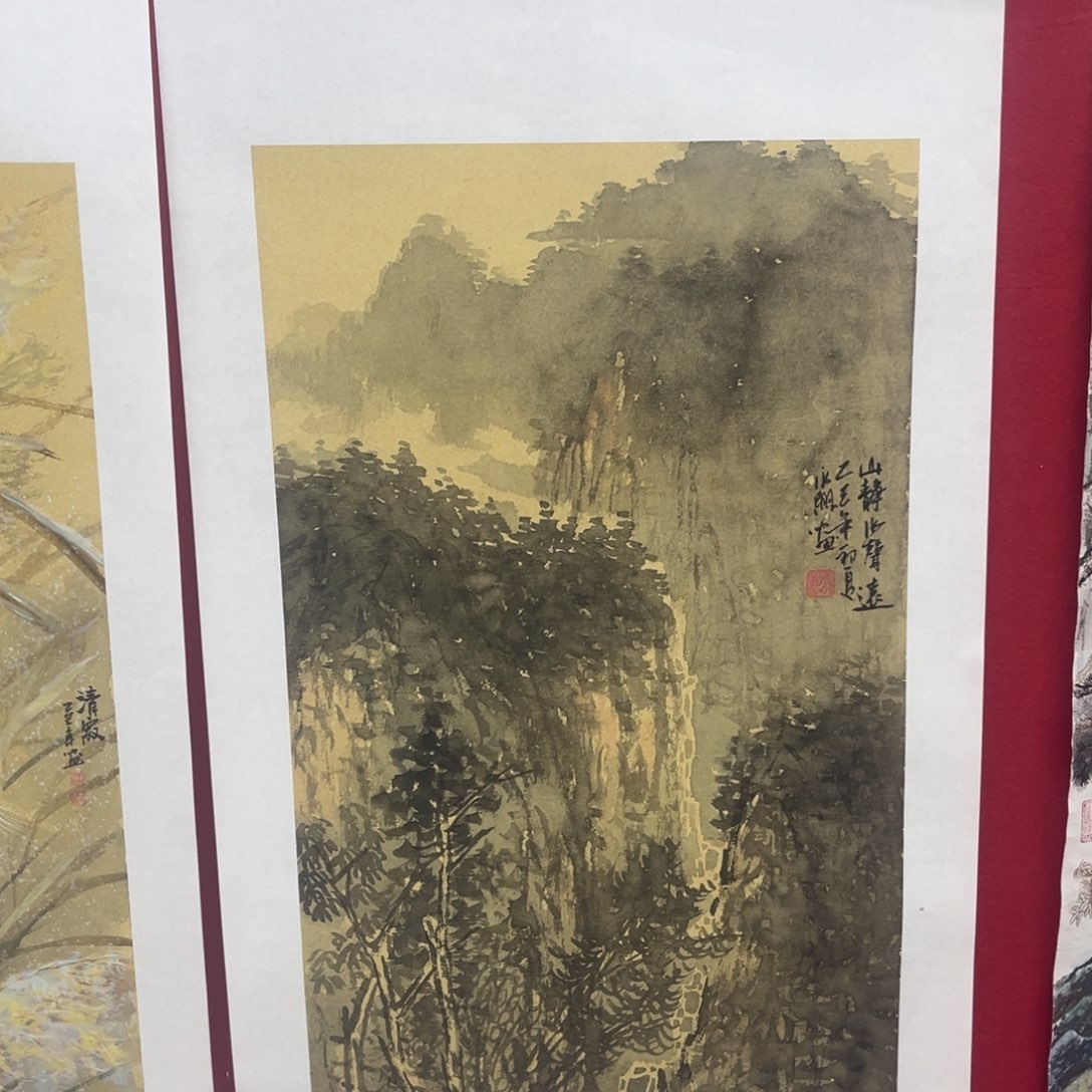 国画绘画作品多次参加全国美展