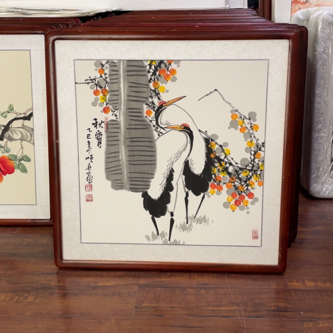 国画带框尺寸63*63厘米