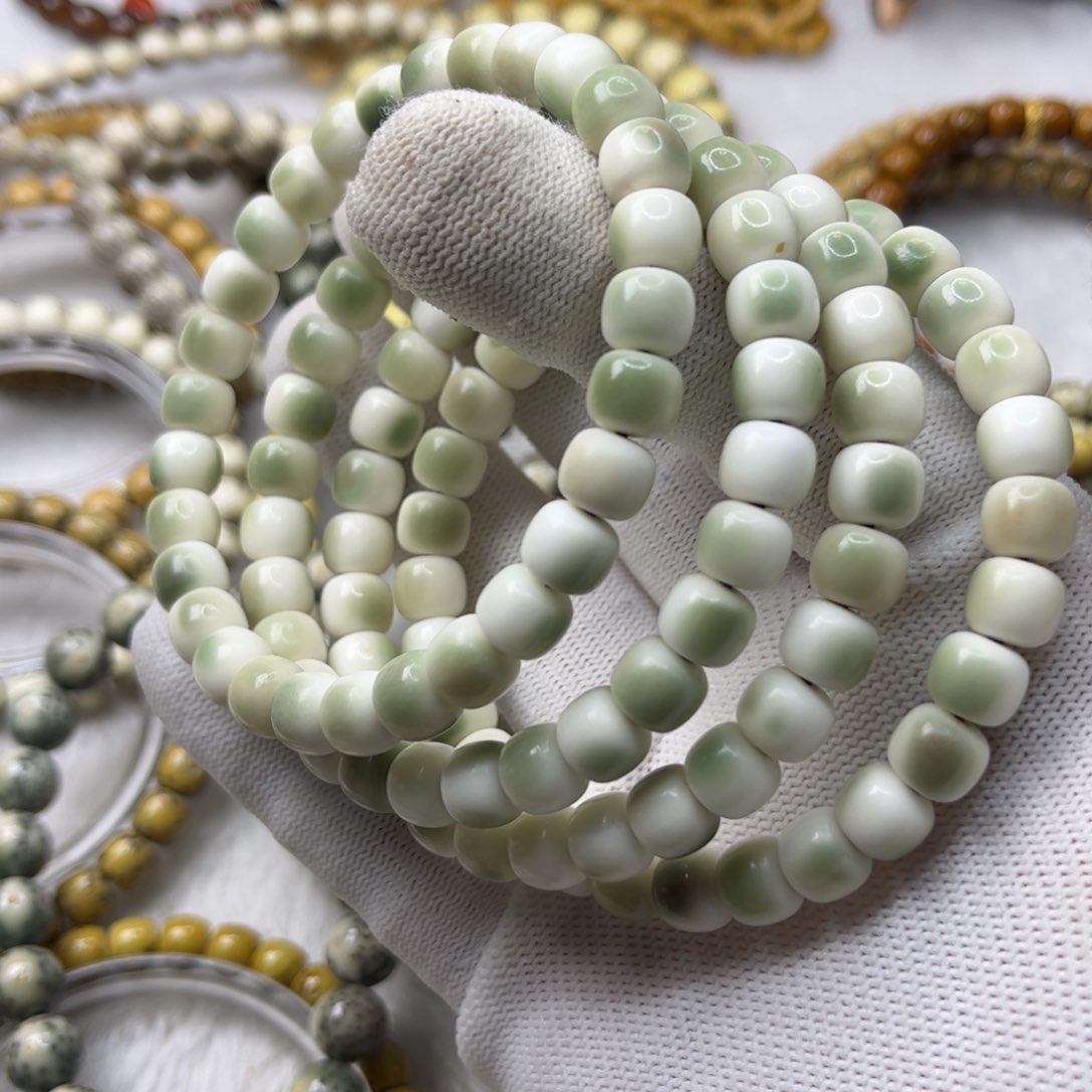 星月菩提手串白玉菩提