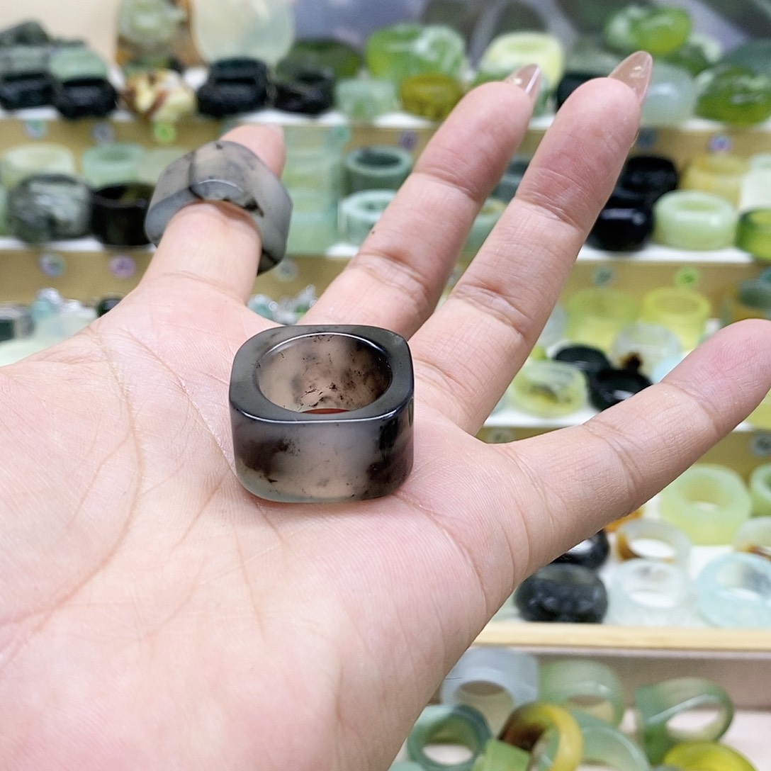 岫玉天然玉石未镶嵌T****9