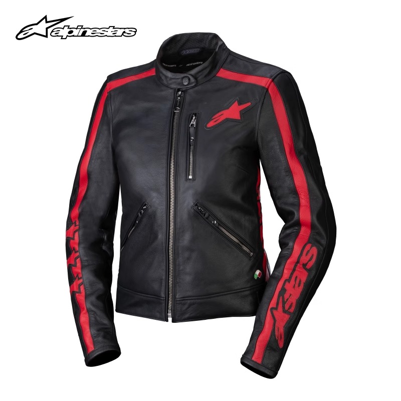 A星DYNO复古皮衣摩托车骑行服牛皮男士复古机车骑士皮夹克四季女