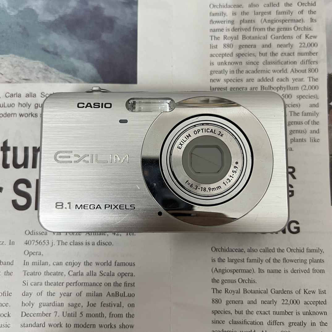9新 Casio/卡西欧 Z80 人像复古冷白皮 810万像素 配件齐全