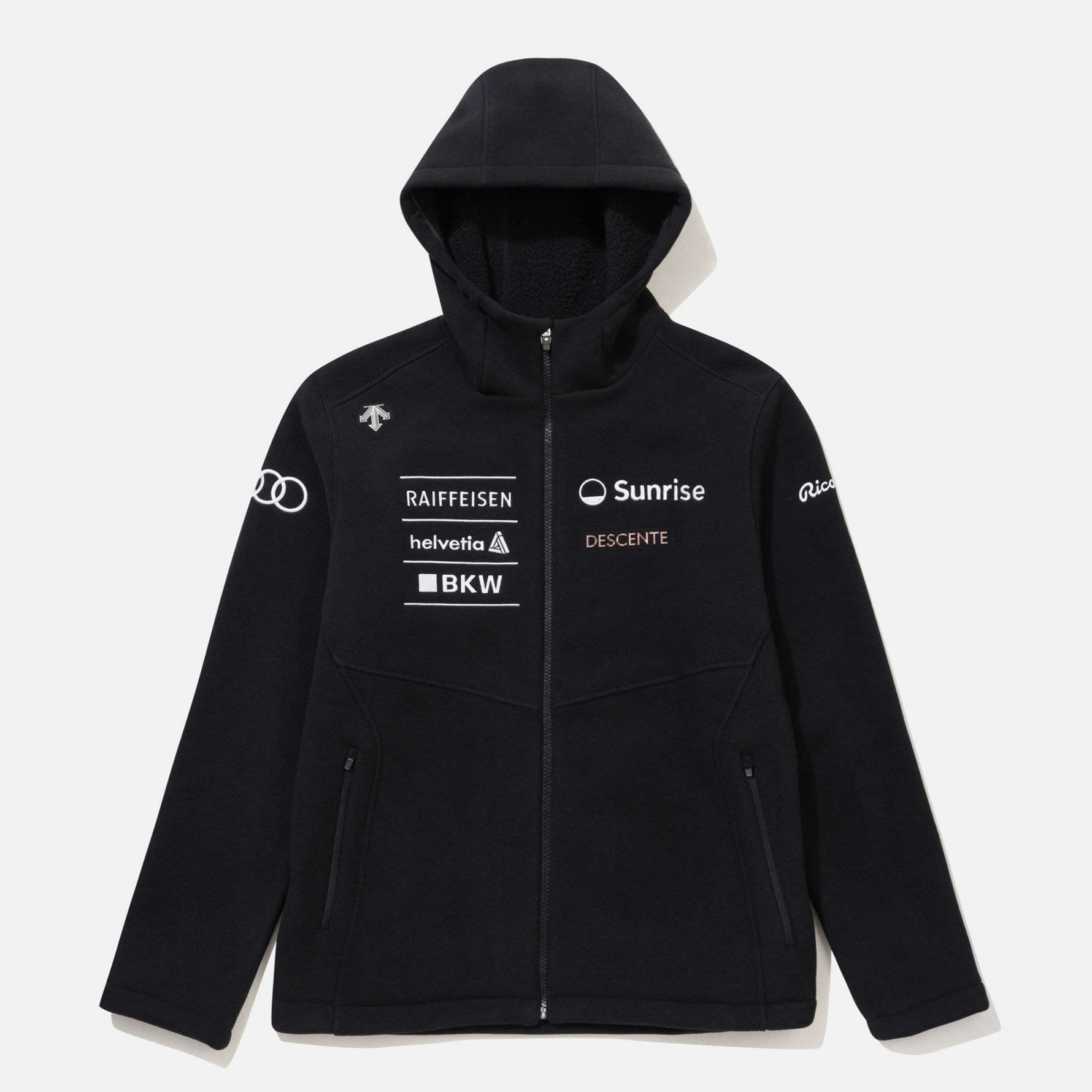 DESCENTE/迪桑特SKI系列 奥迪联名抓绒加厚外套 SQ423SKTO1