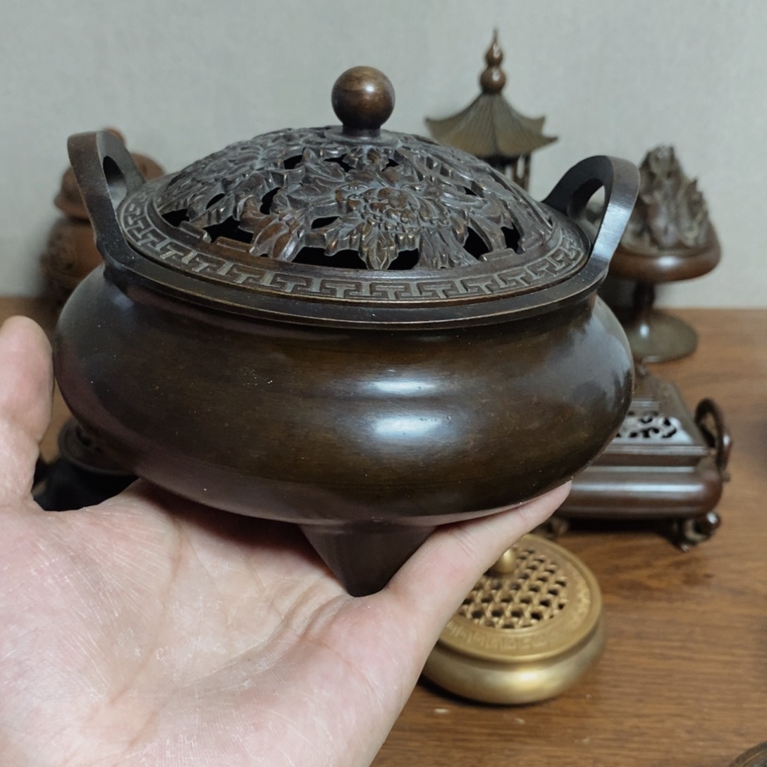 铜盛世铜炉铜器香炉工艺品