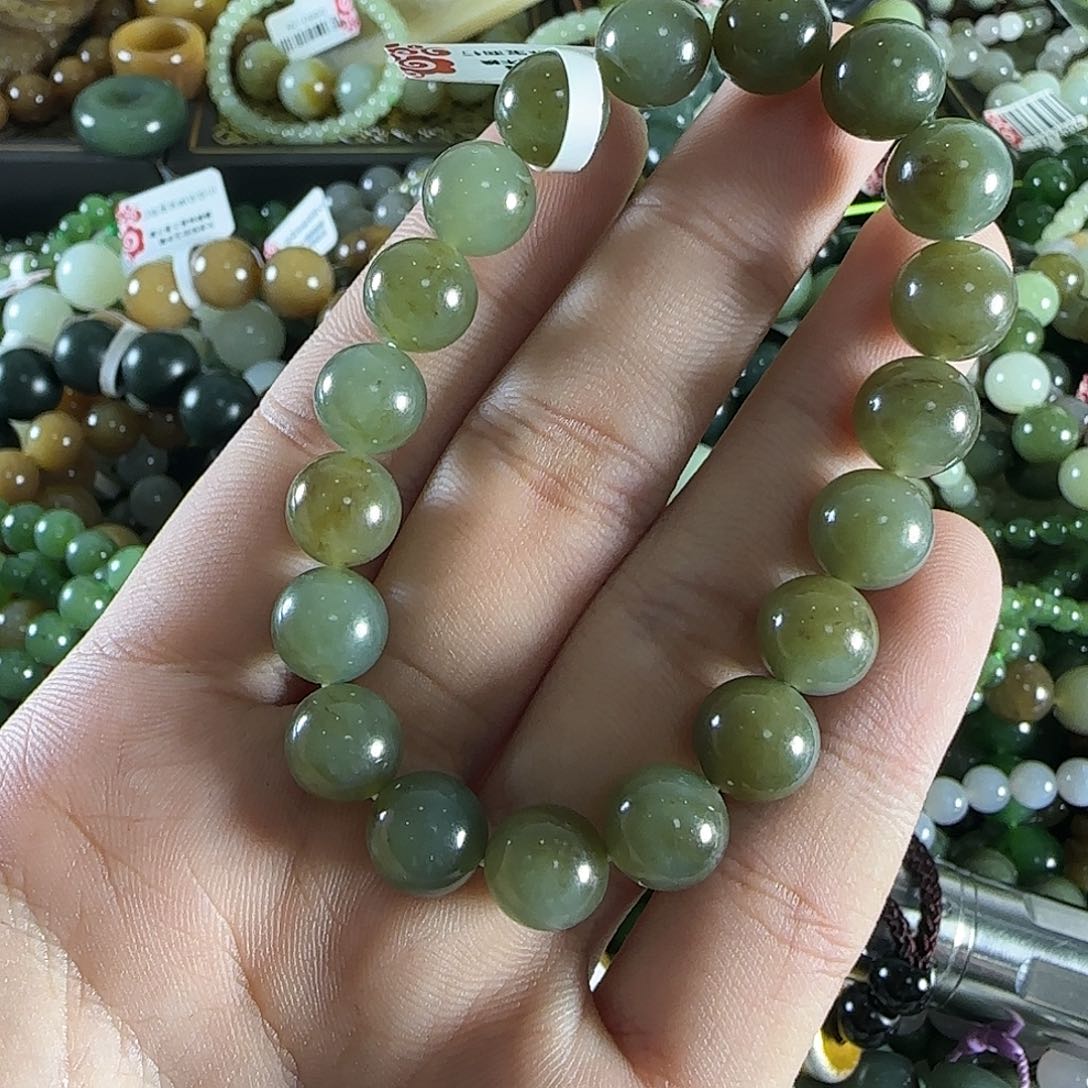 和田玉手链未镶嵌27