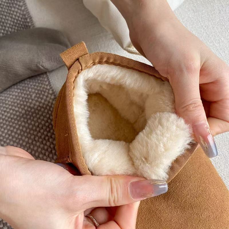 明星同款mini雪地靴女款2025新款冬季加绒加厚防水防滑高低筒短靴